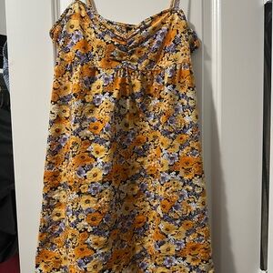 H&M Floral Dress - Orange and Purple
